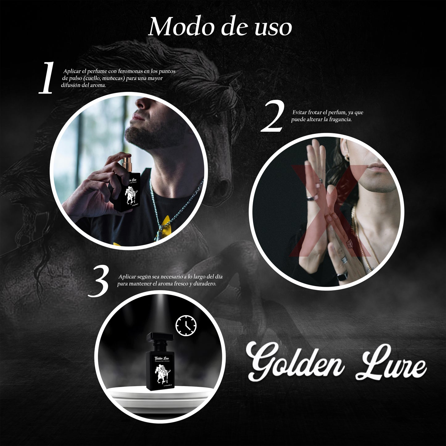 GOLDEN LURE - Perfume con Feromonas para Hombres 🏇
